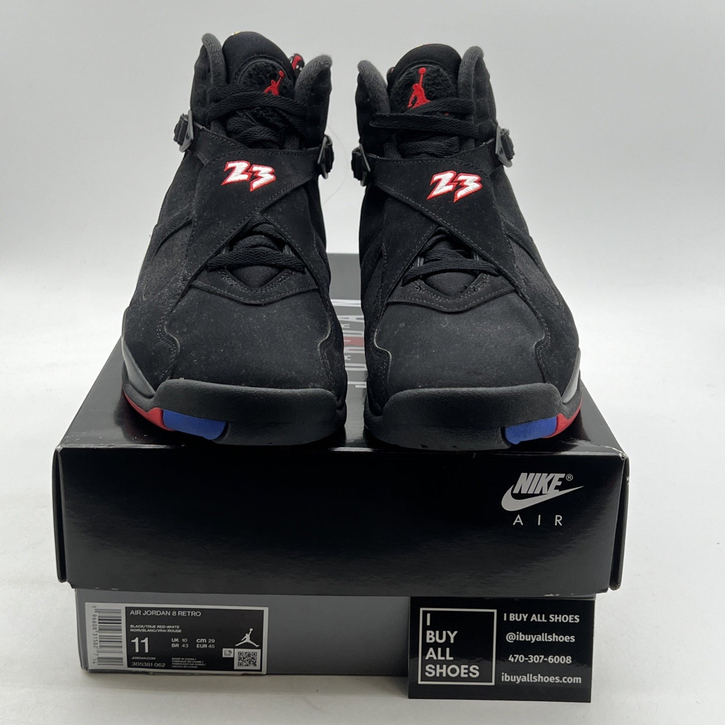 Size 11 - Air Jordan 8 Retro Mid Playoff (305381-062)