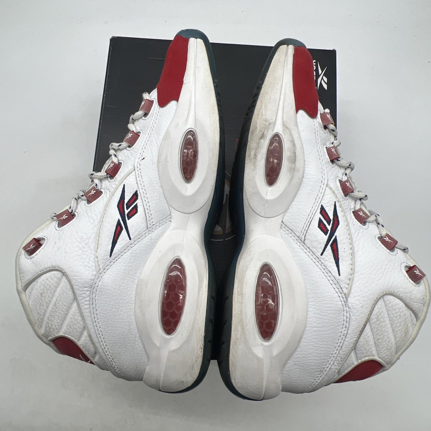 Size 11 - Reebok Question OG 2020 Mid Red Toe (FY1018)