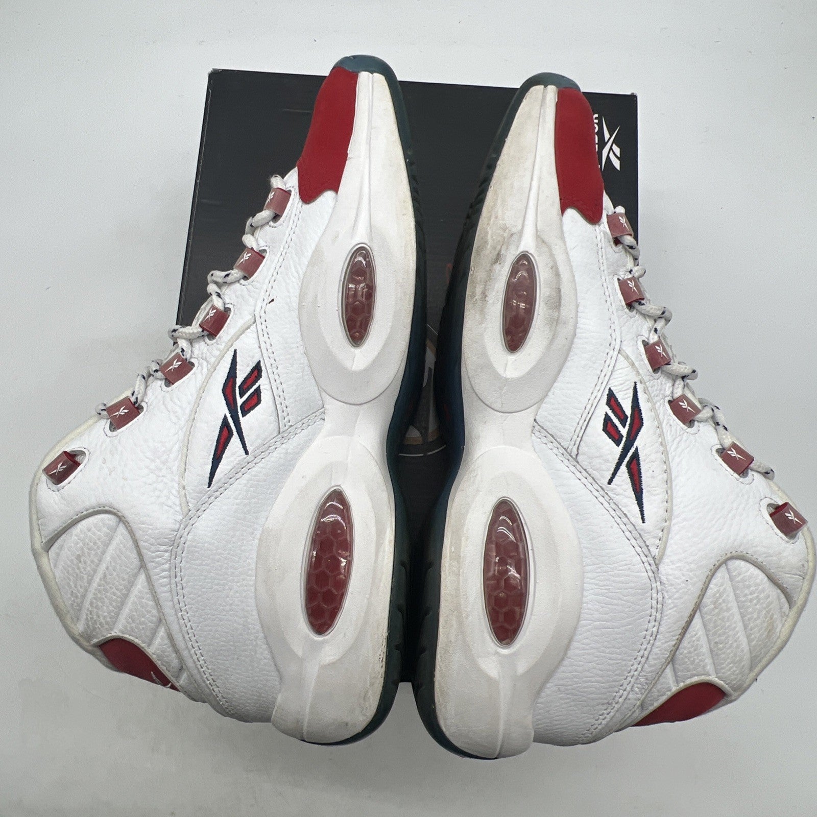 Size 11 - Reebok Question OG 2020 Mid Red Toe (FY1018)