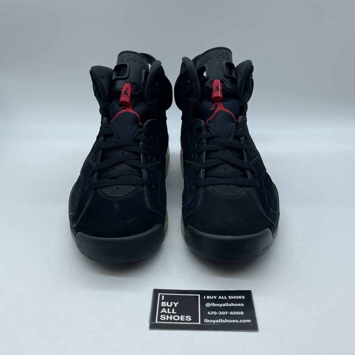 Size 10 - Air Jordan 6 Retro 2010 Varsity Red Black Suede (384664-061)