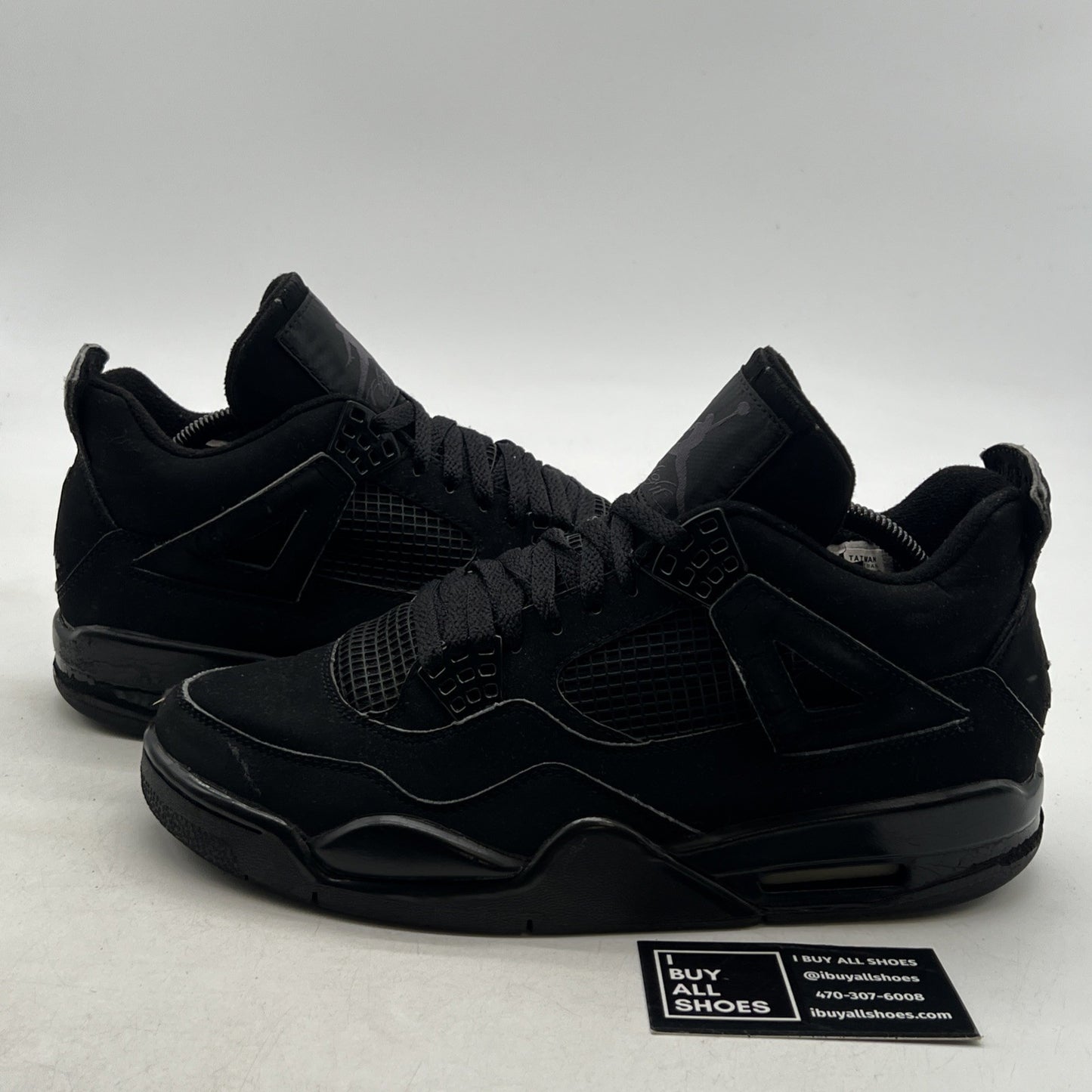 Size 9.5 - Air Jordan 4 Retro Mid Black Cat 2006 (CU1110-010)