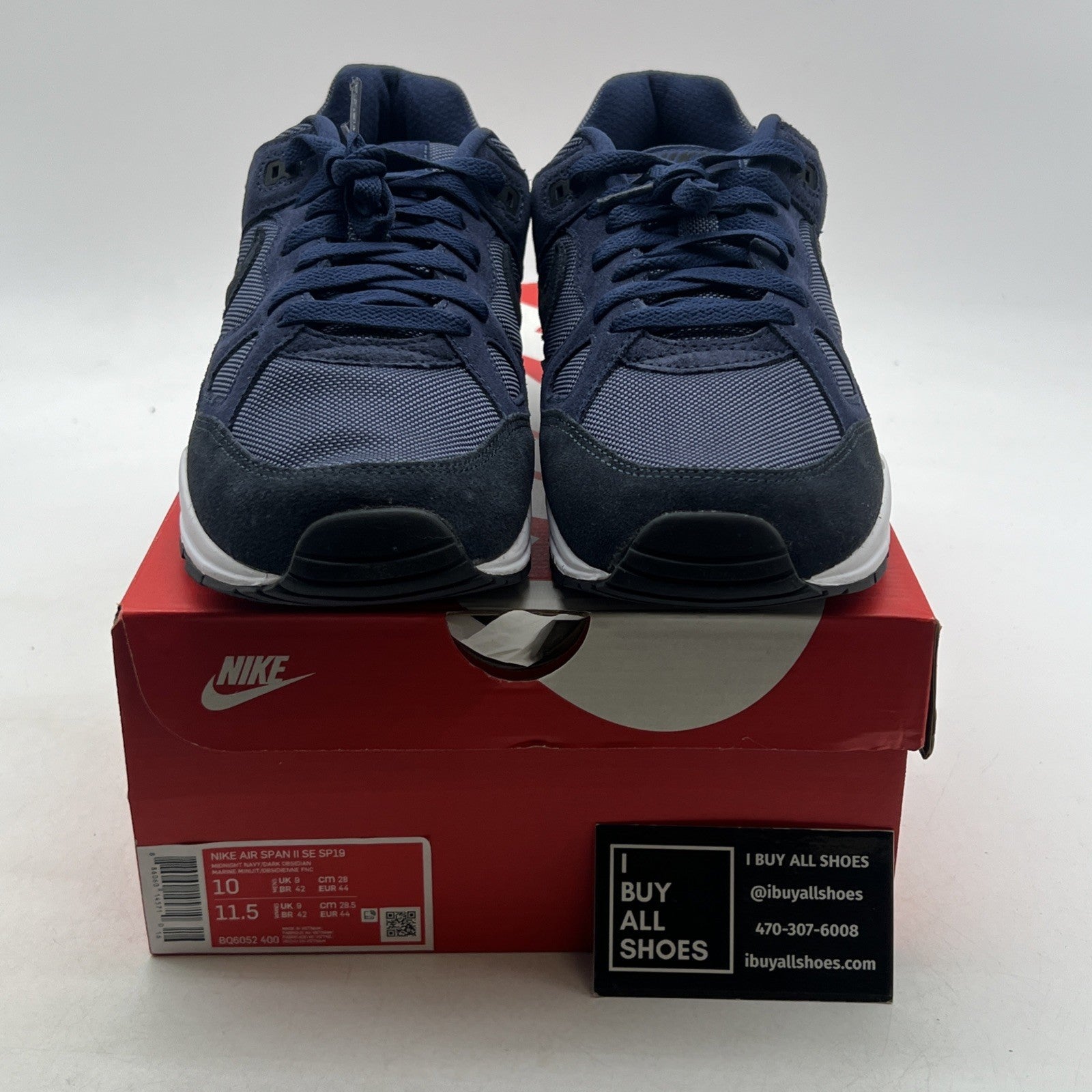 Size 10 - Nike Air Span 2 SE Midnight Navy (BQ6052-400)