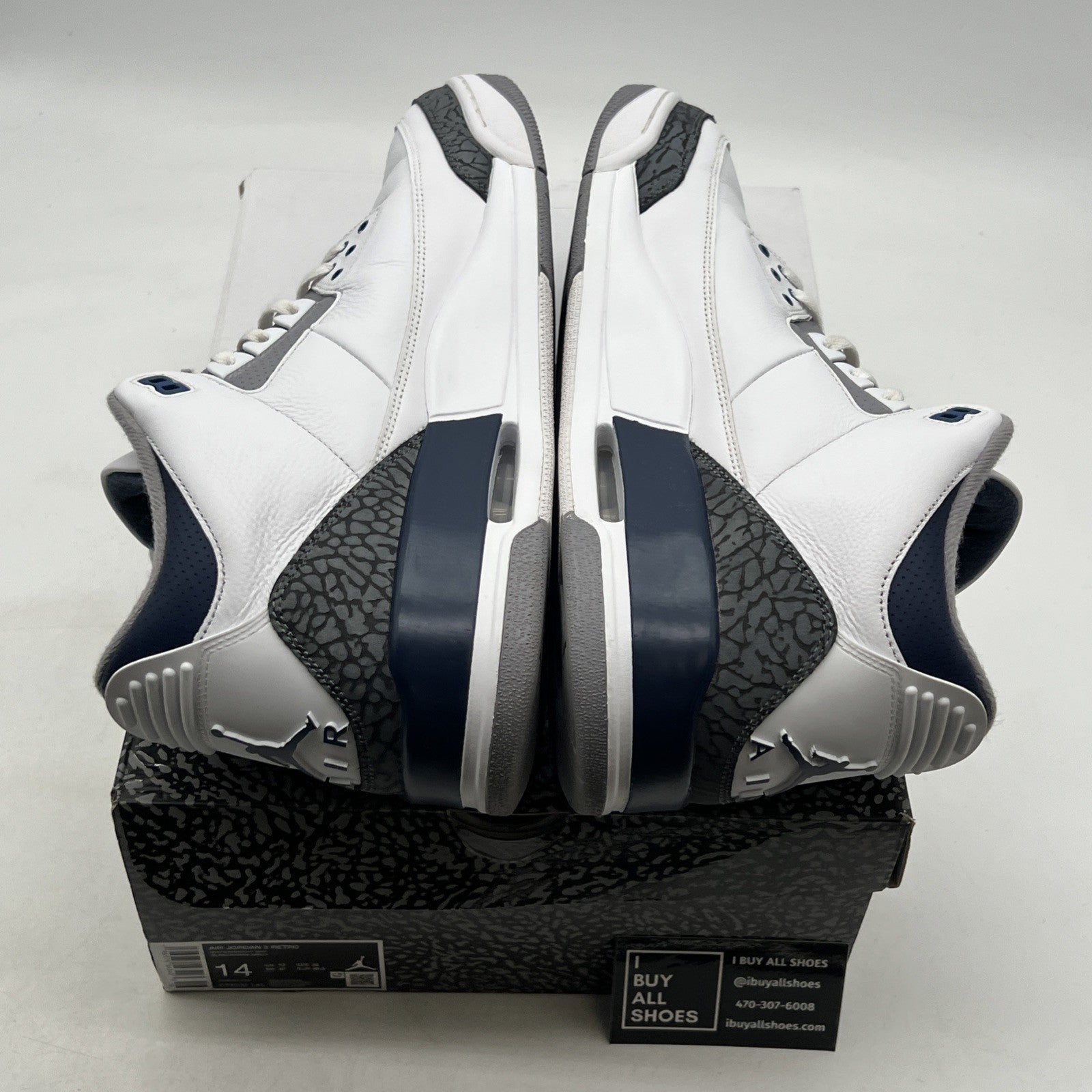 Size 14 - Air Jordan 3 Retro Midnight Navy (CT8532-140)