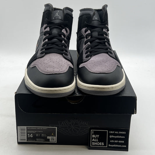 Size 14 - Air Jordan 1 SE Craft Mid Inside Out - Black (DM9652-001)