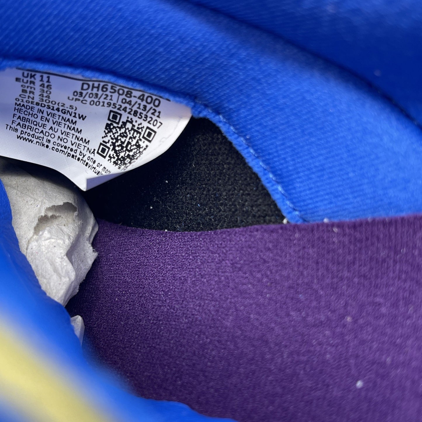 Size 12 - Nike Undefeated x Dunk SP Low 5 On It Blue Purple (DH6508-400)