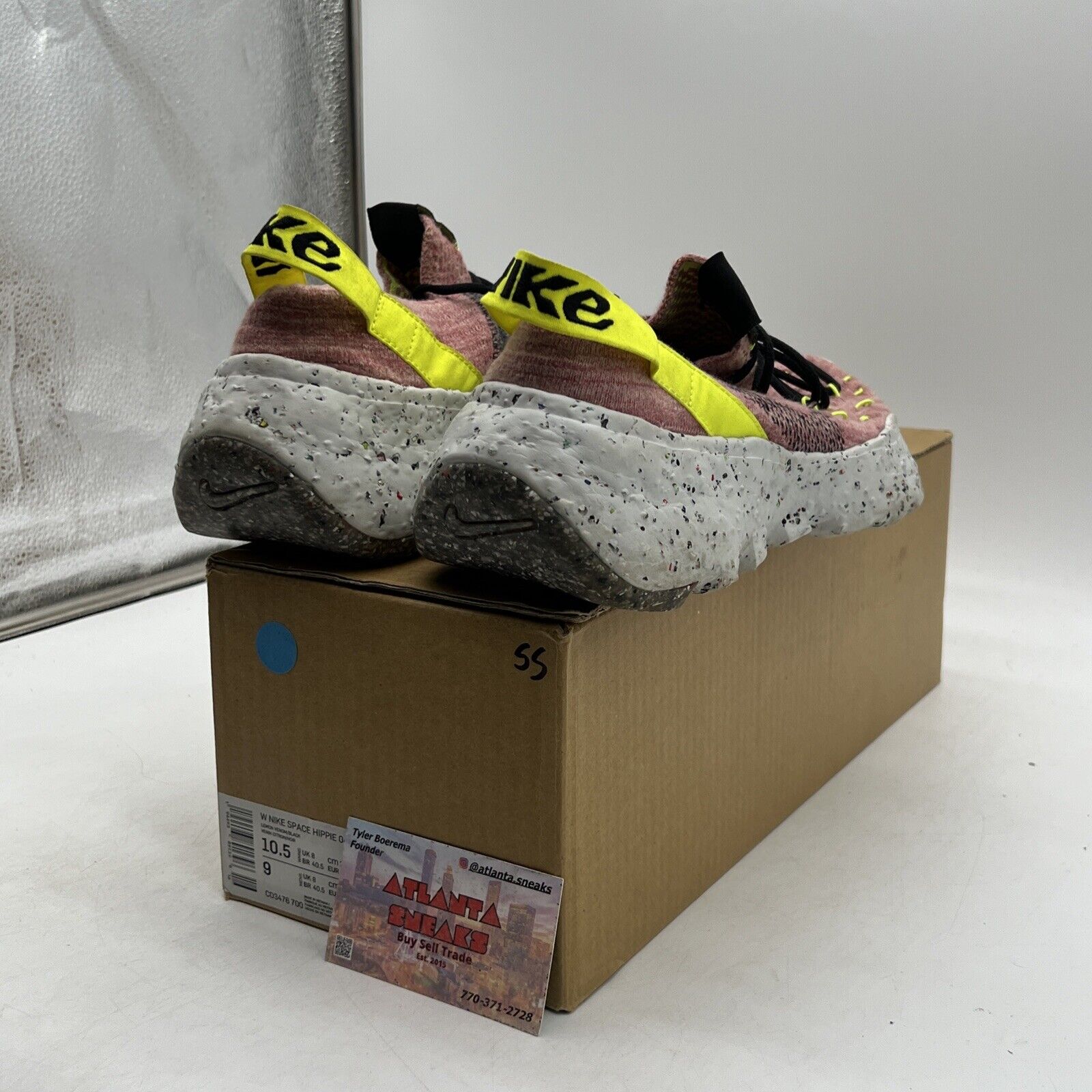Size 10.5 - Nike Space Hippie 04 Light Arctic Pink W (CD3476-700)