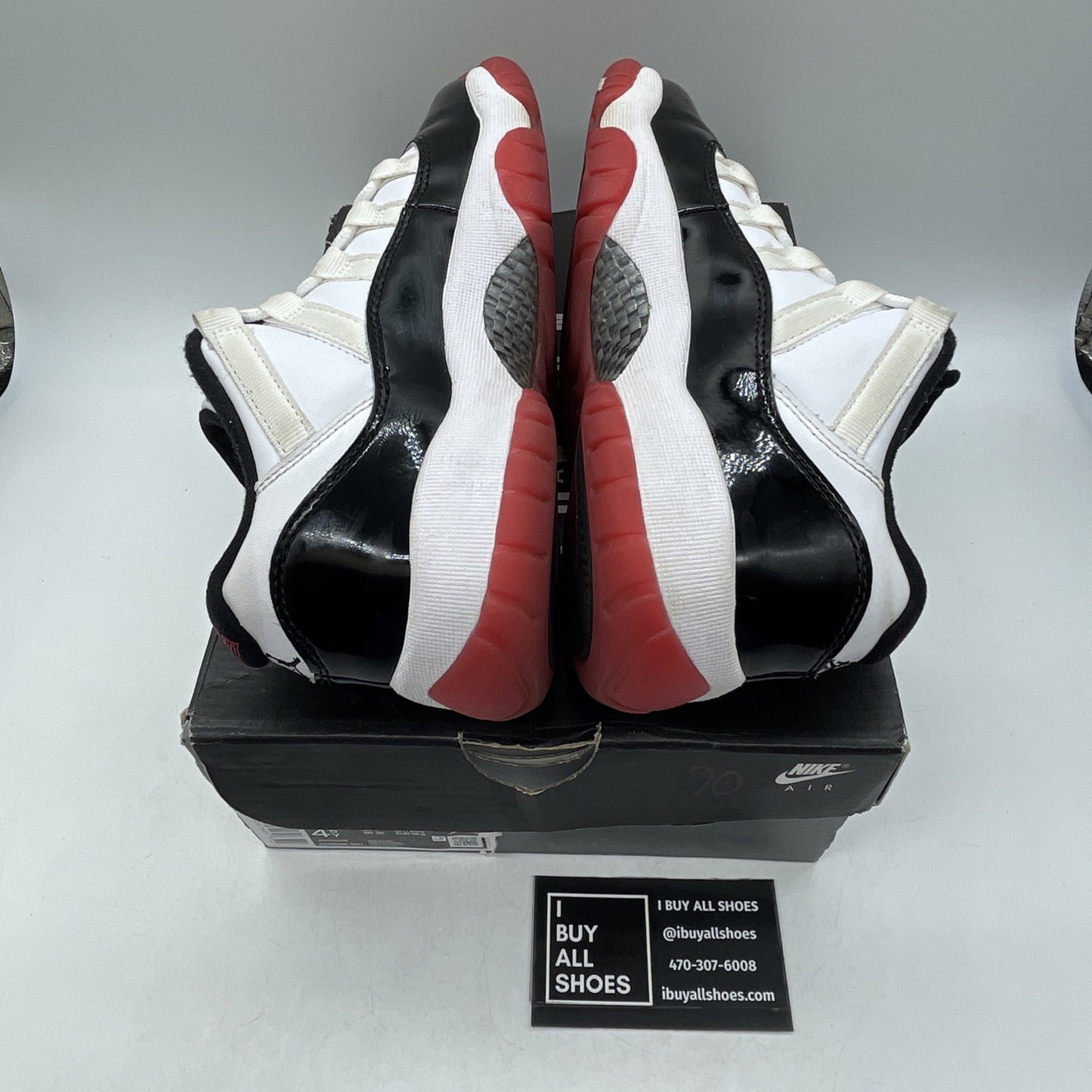 Size 4.5Y - Air Jordan XI 11 Retro Low GS Concord Bred  (528896-160)