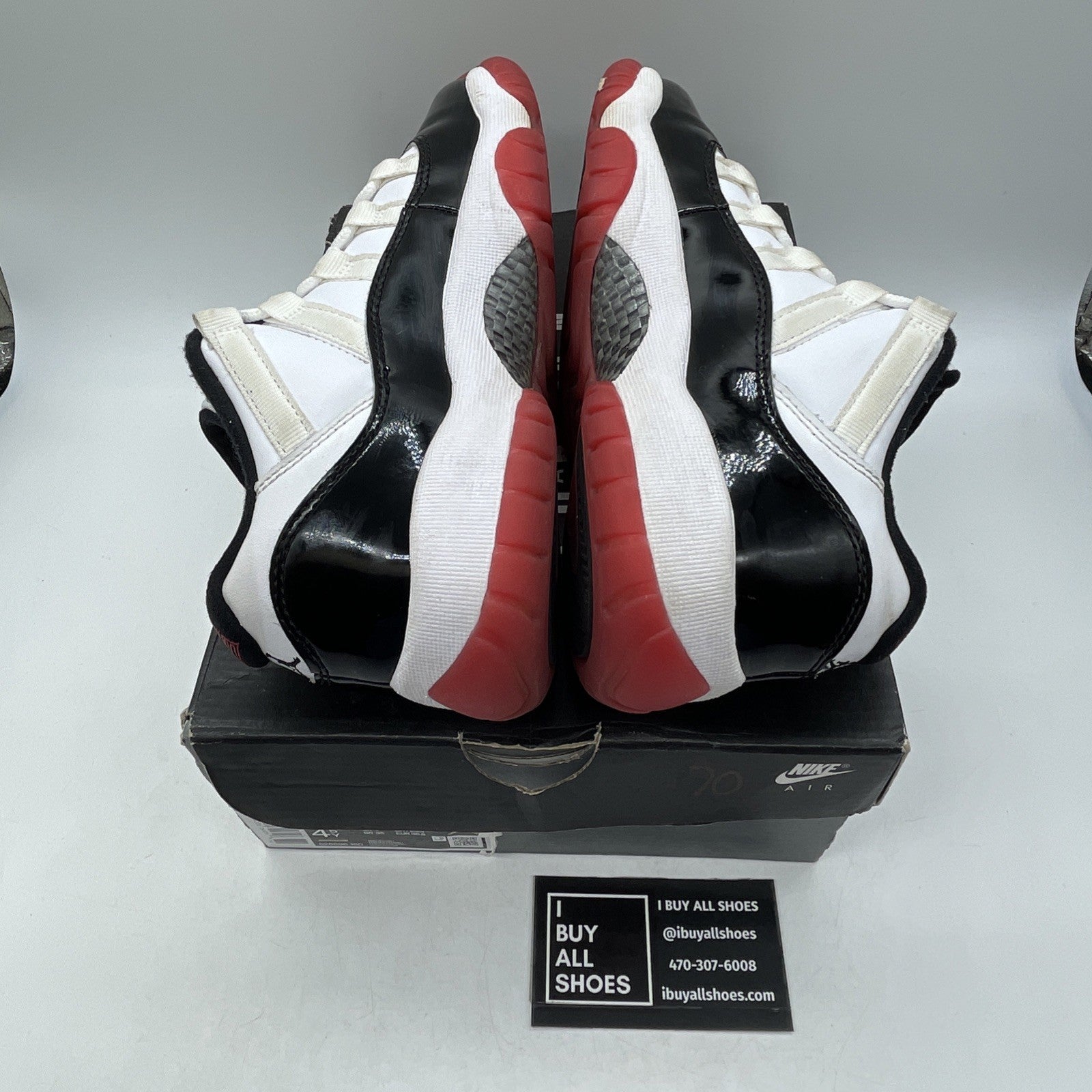 Size 4.5Y - Air Jordan XI 11 Retro Low GS Concord Bred  (528896-160)