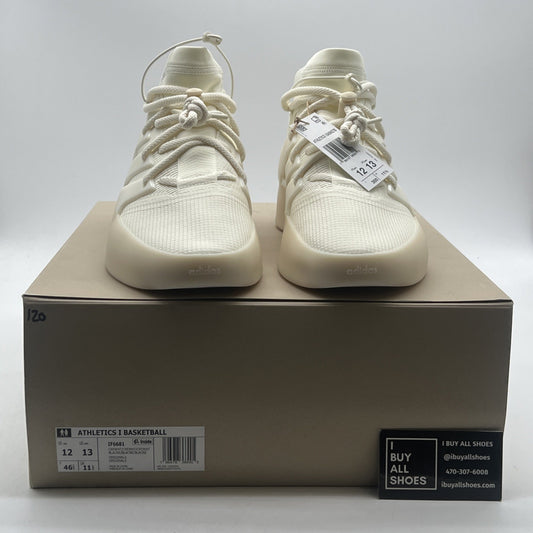 Size 12 - adidas Fear of God Athletics x I BASKETBALL Triple White (IF6681)