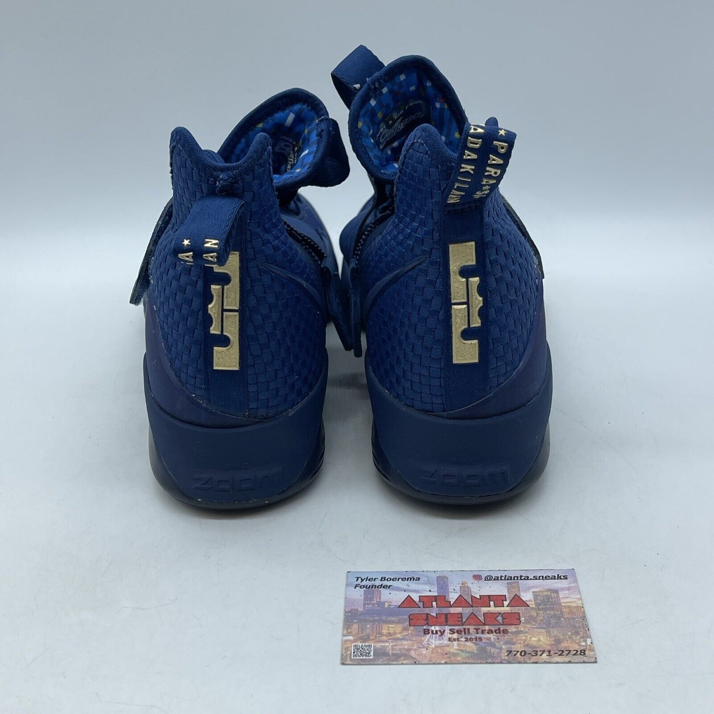 Size 9.5 - Nike LeBron 14 Limited Agimat Blue Suede Leather (852402-400)