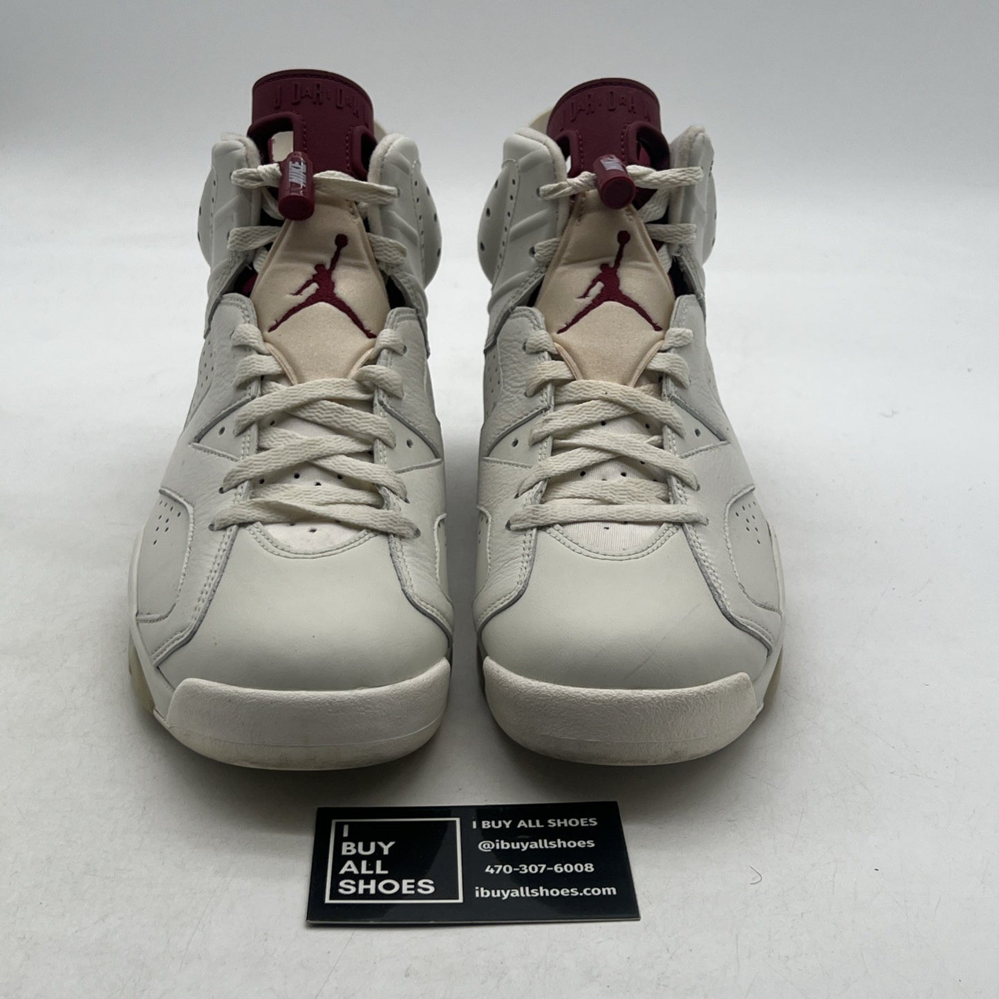 Size 9.5 - Air Jordan 6 Retro 2015 Maroon (384664-116)