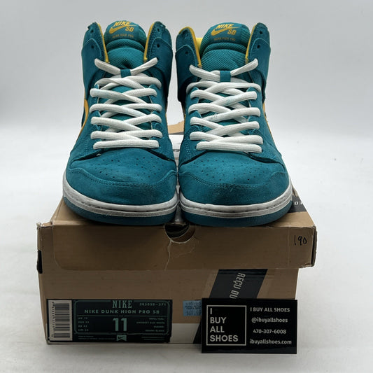 Size 11 - Nike Dunk Pro SB High Tropical Teal (305050-371)
