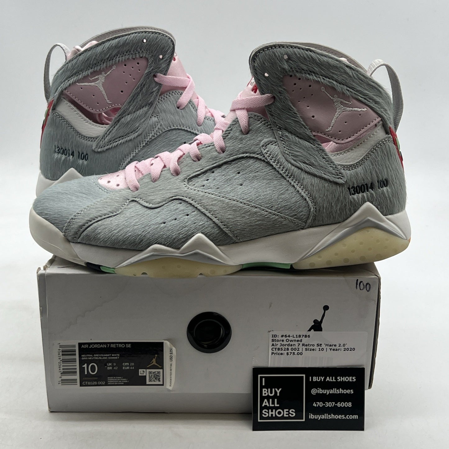 Size 10 - Air Jordan 7 Retro SE Hare 2.0 (CT8528-002)