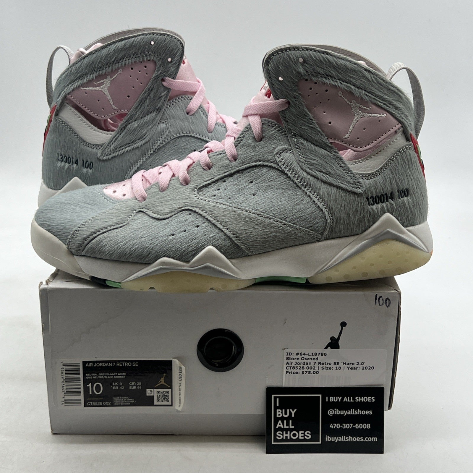 Size 10 - Air Jordan 7 Retro SE Hare 2.0 (CT8528-002)