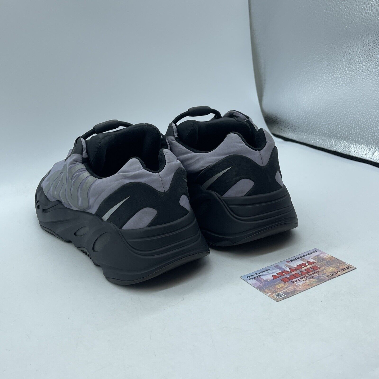 Size 10.5 - adidas Yeezy Boost 700 MNVN Geode Purple Black Suede (GW9526)