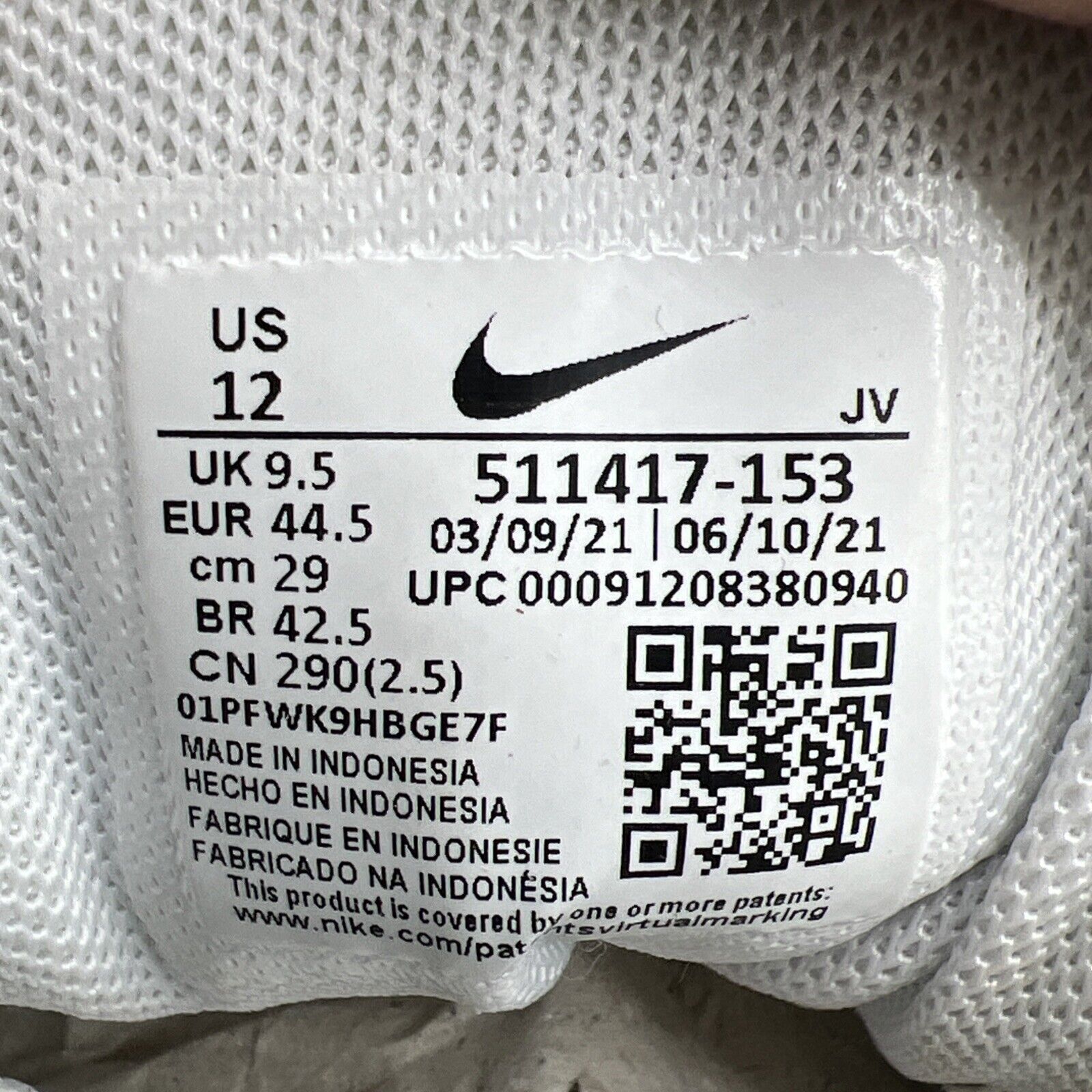 Size 12 - Nike Air Max Correlate Club Purple W (511417-153)