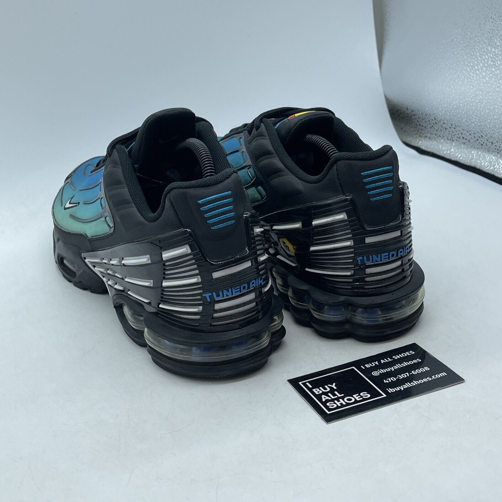 Size 11 - Nike Air Max Plus 3 Black Laser Blue Suede Leather (FQ2417-001)