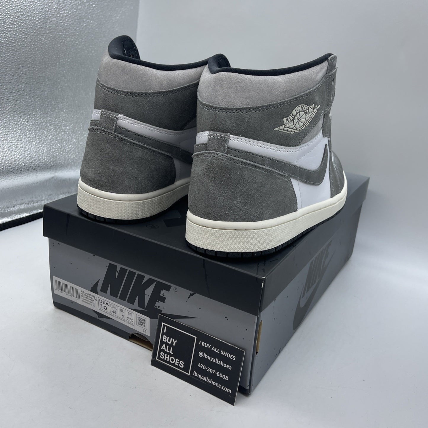 Size 10 - Air Jordan 1 Retro OG High Washed Black (DZ5485-051)