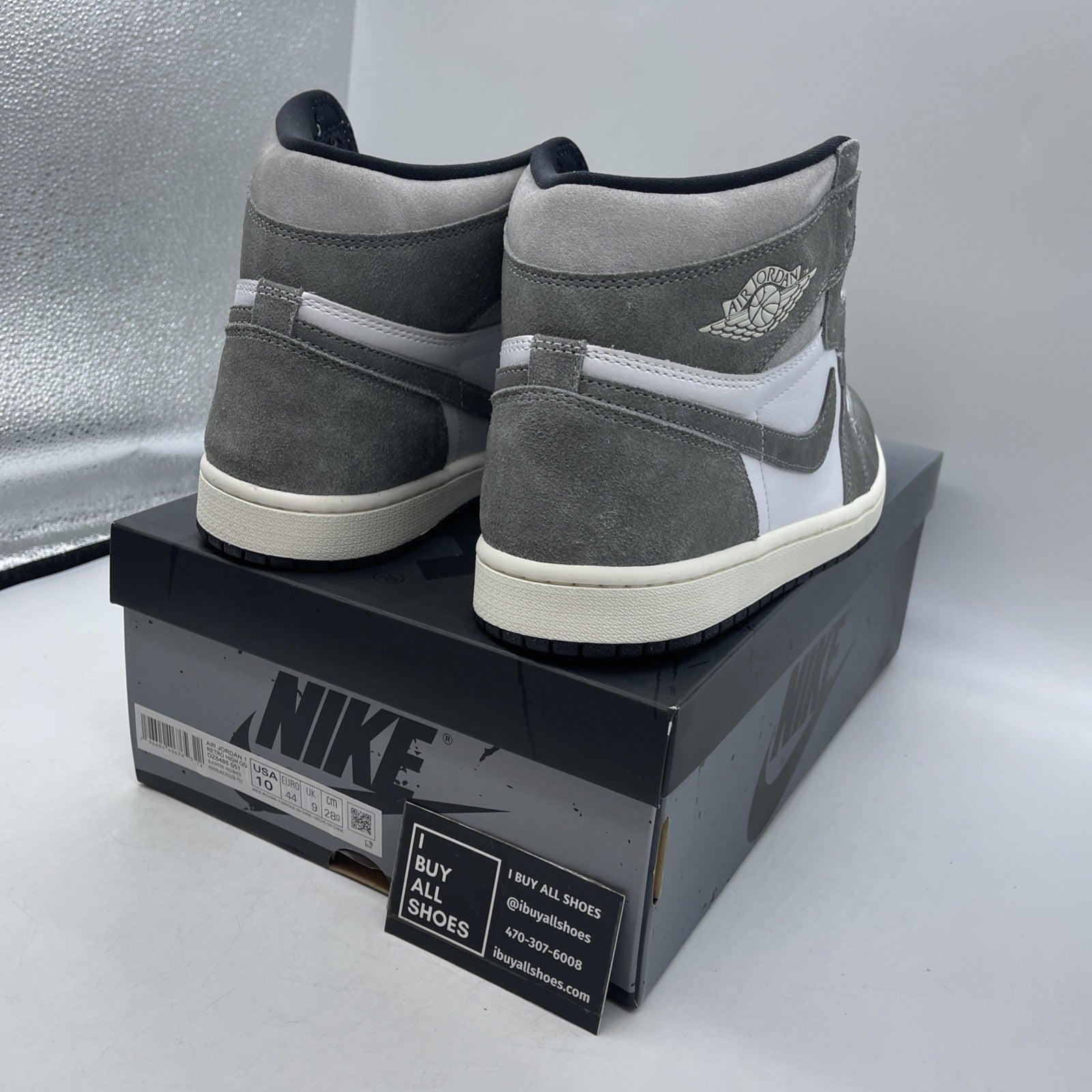 Size 10 - Air Jordan 1 Retro OG High Washed Black (DZ5485-051)