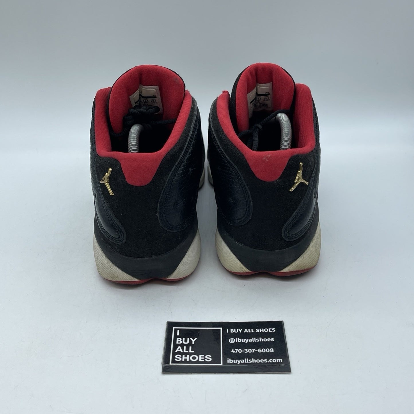 Size 10.5 - Air Jordan 13 Retro Low Bred Black (310810-027)