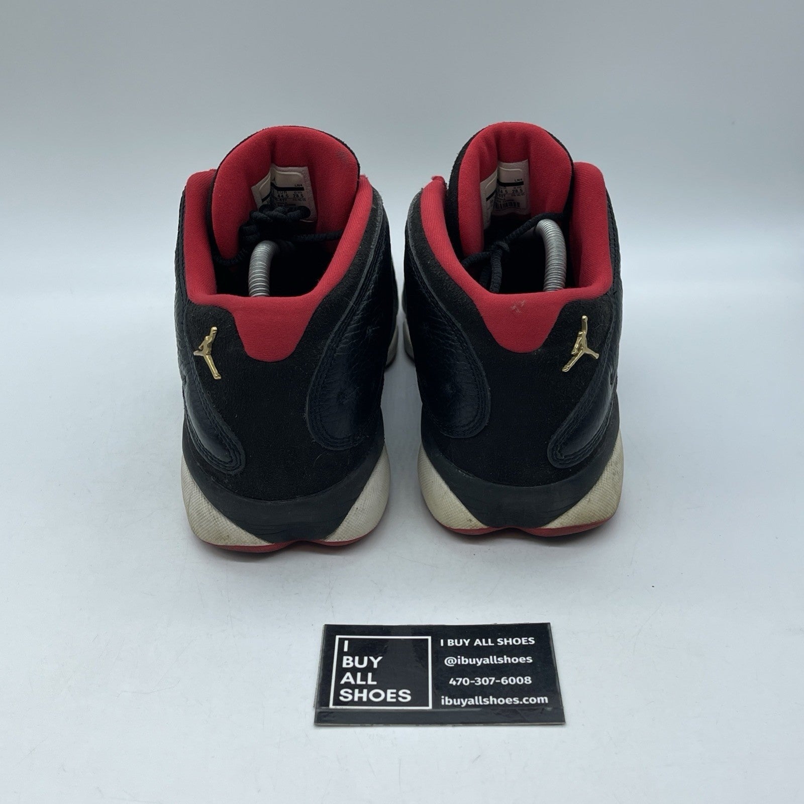 Size 10.5 - Air Jordan 13 Retro Low Bred Black (310810-027)