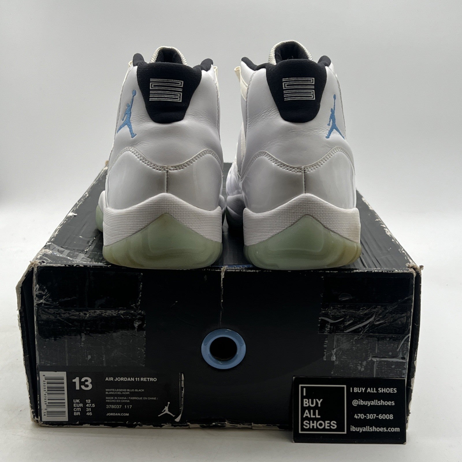 Size 13 - Air Jordan 11 Retro High Legend Blue (378037-117)