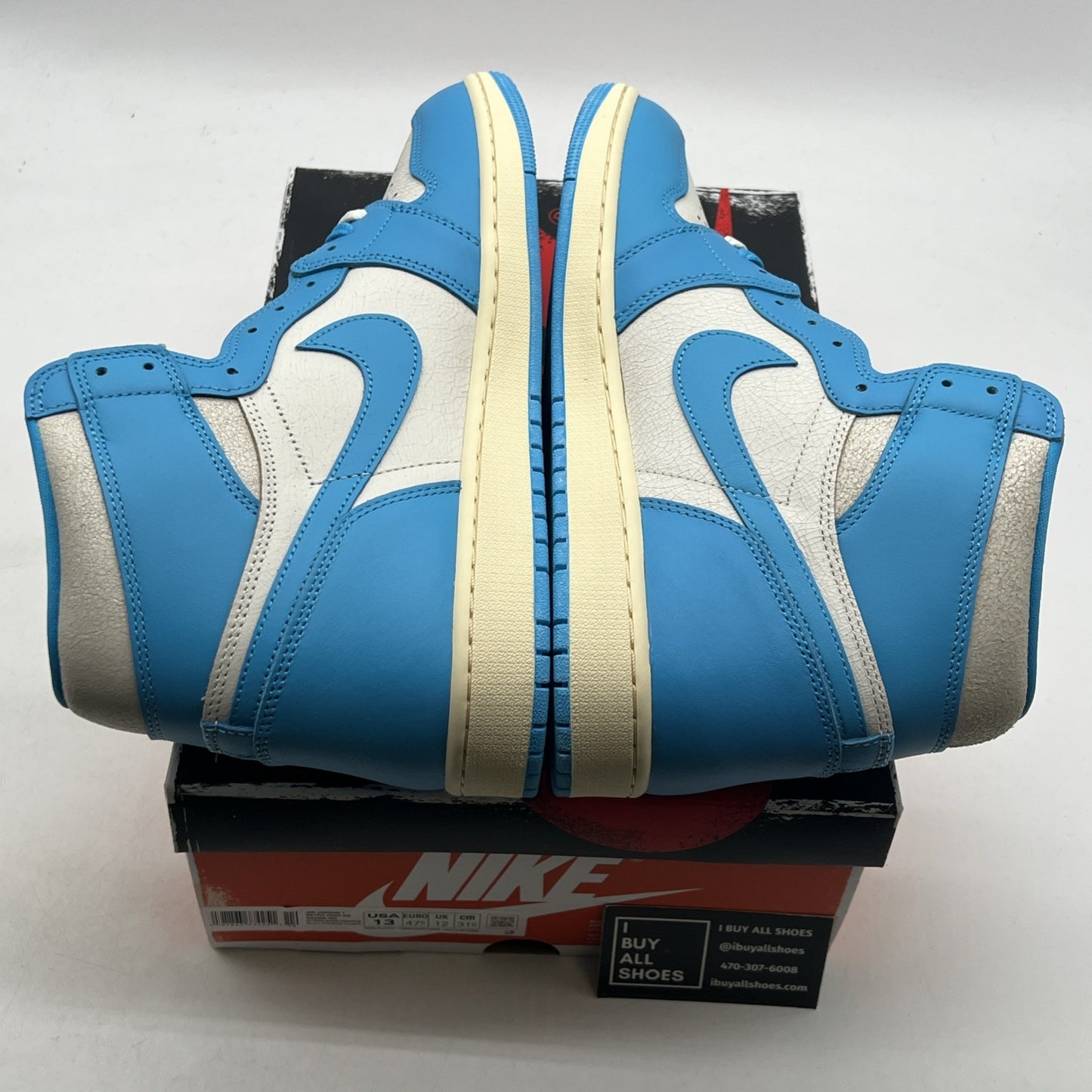 Size 13 - Air Jordan 1 Retro OG High UNC Reimagined (DZ5485-402)