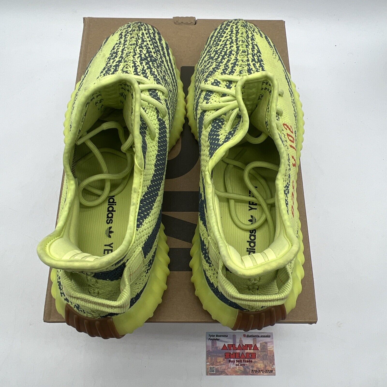 Size 12 - adidas Yeezy Boost 350 V2 Low Semi Frozen Yellow