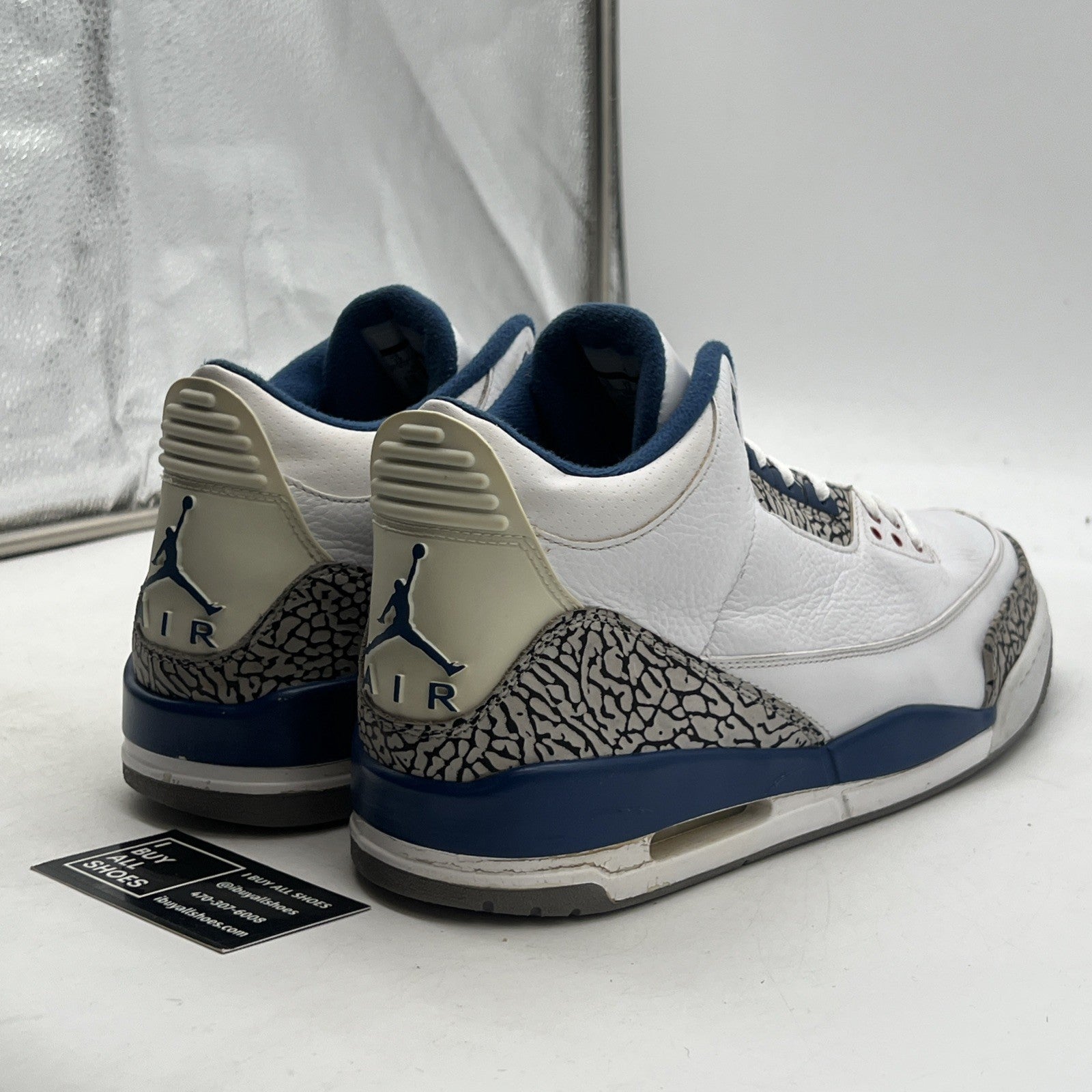 Size 13 - Air Jordan 3 Retro 2011 True Blue (136064-104)