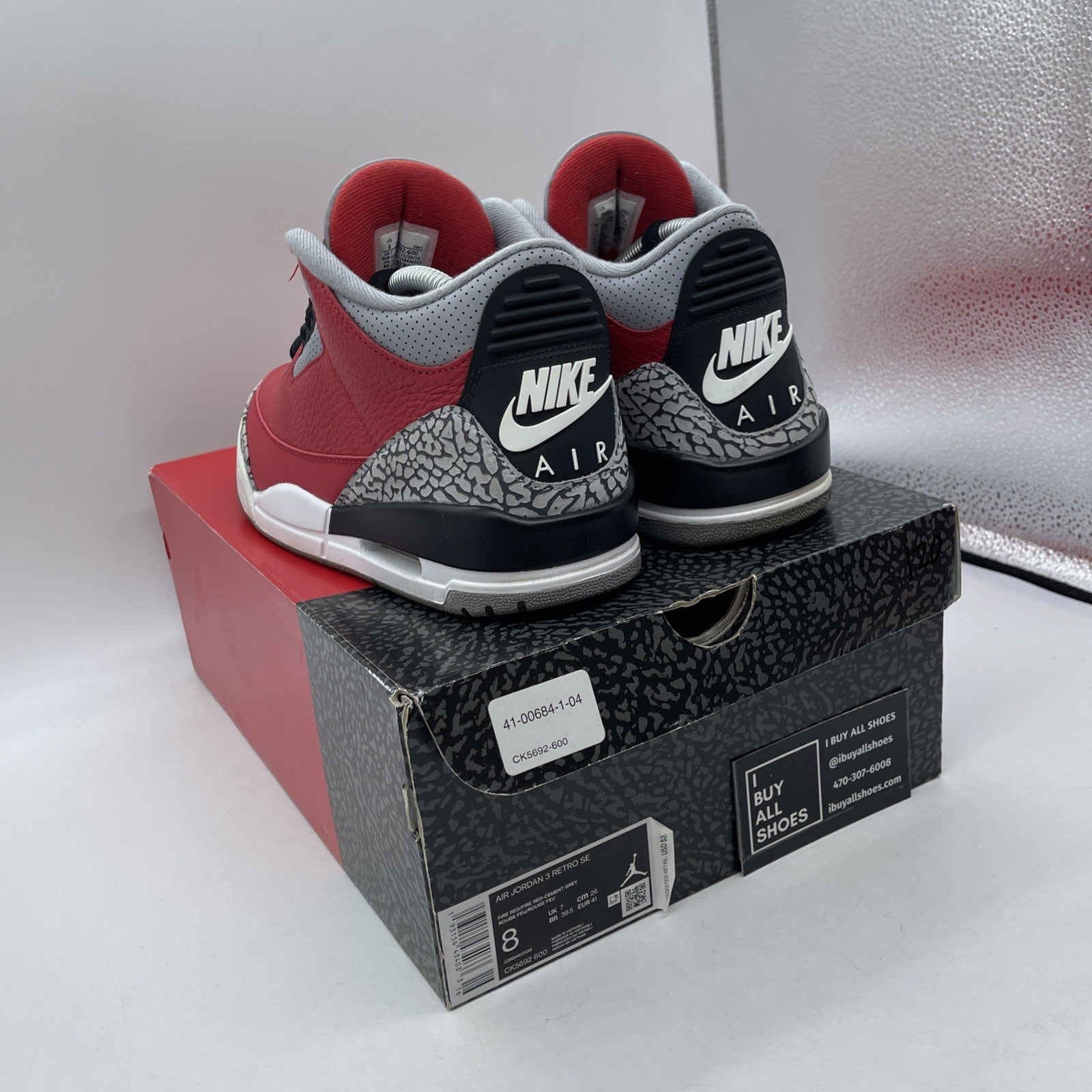 Size 8 - Jordan 3 Retro SE Mid Unite Red Grey Suede Leather (CK5692-600)