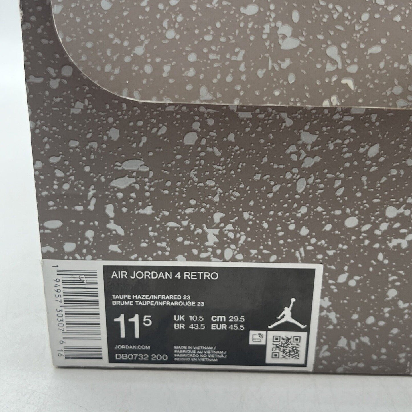 Size 11.5 - Jordan 4 Retro Mid Taupe Haze Black Red (DB0732-200)
