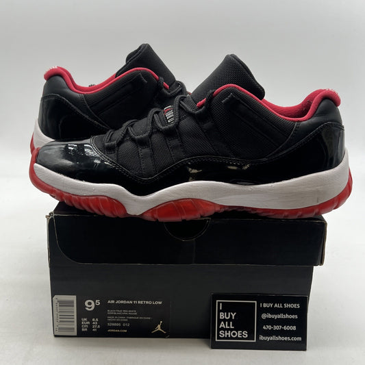 Size 9.5 - Air Jordan 11 Retro 2015 Low Bred (528895-012)