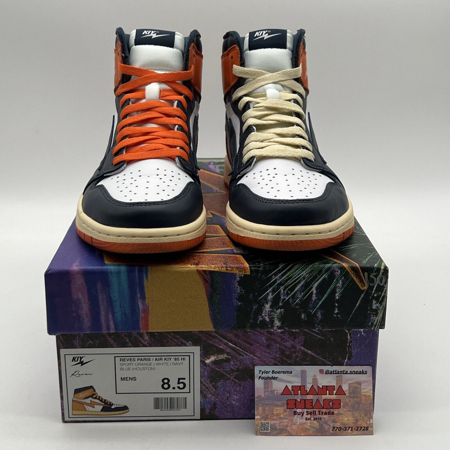 Size 8.5 - Air Kiy ‘85 High x Houston Astros