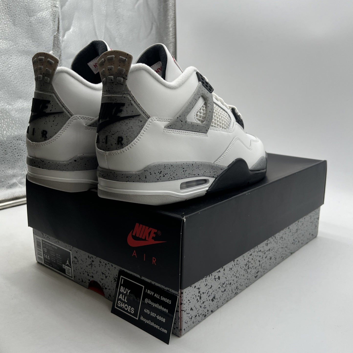 Size 13 - Air Jordan 4 Retro OG 2025 White Cement (FV5029-100)