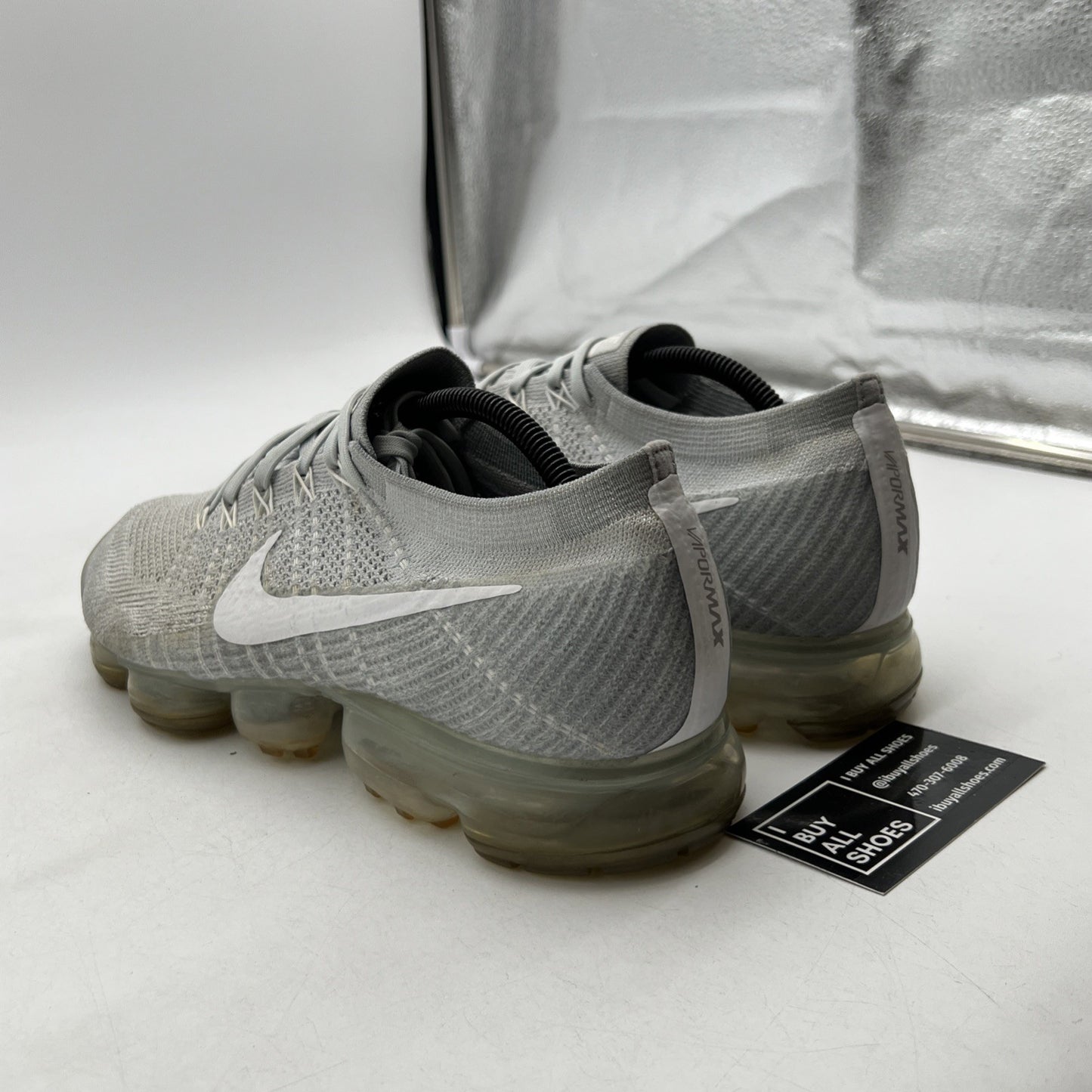 Size 12 - Nike Air VaporMax Pure Platinum (849558-004)