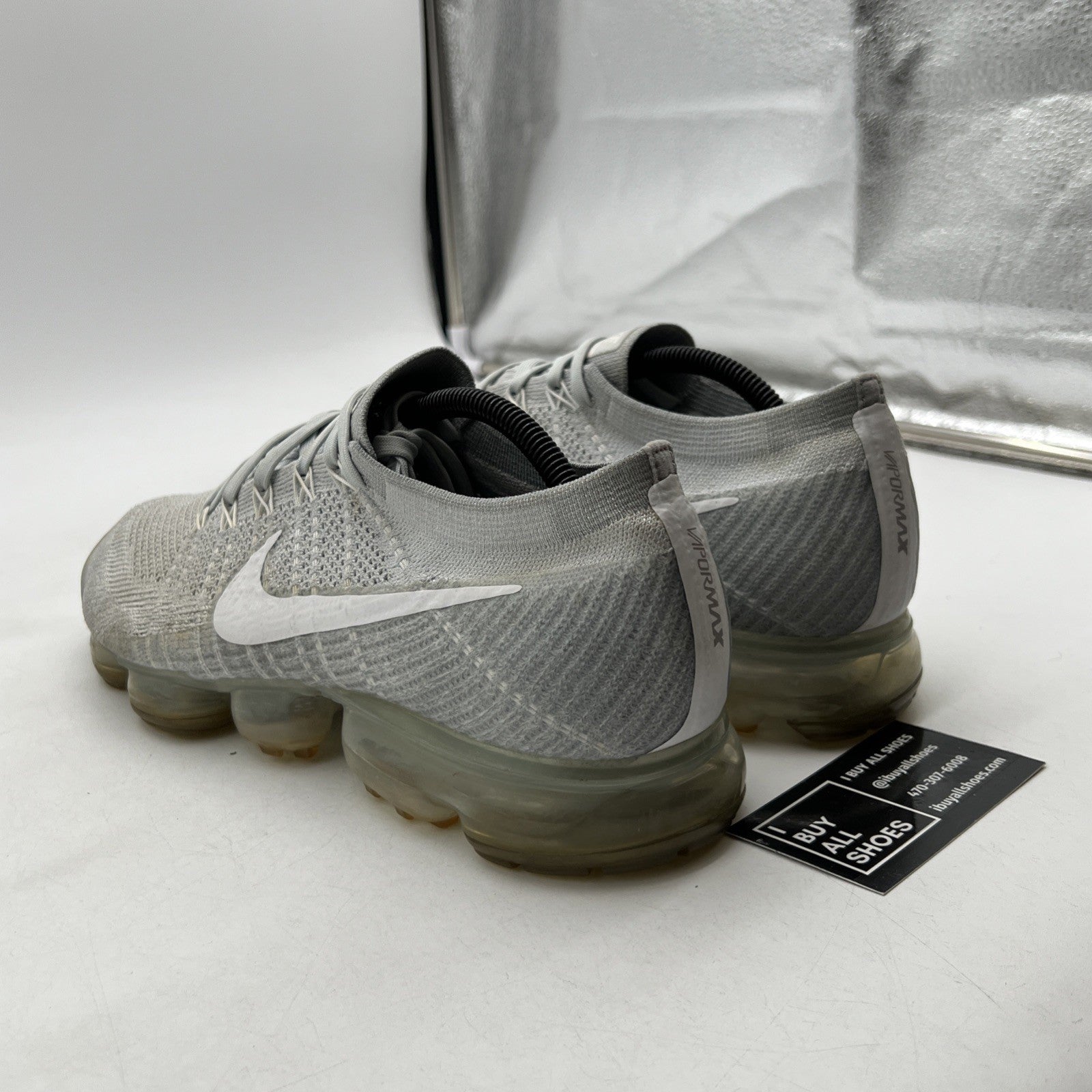 Size 12 - Nike Air VaporMax Pure Platinum (849558-004)