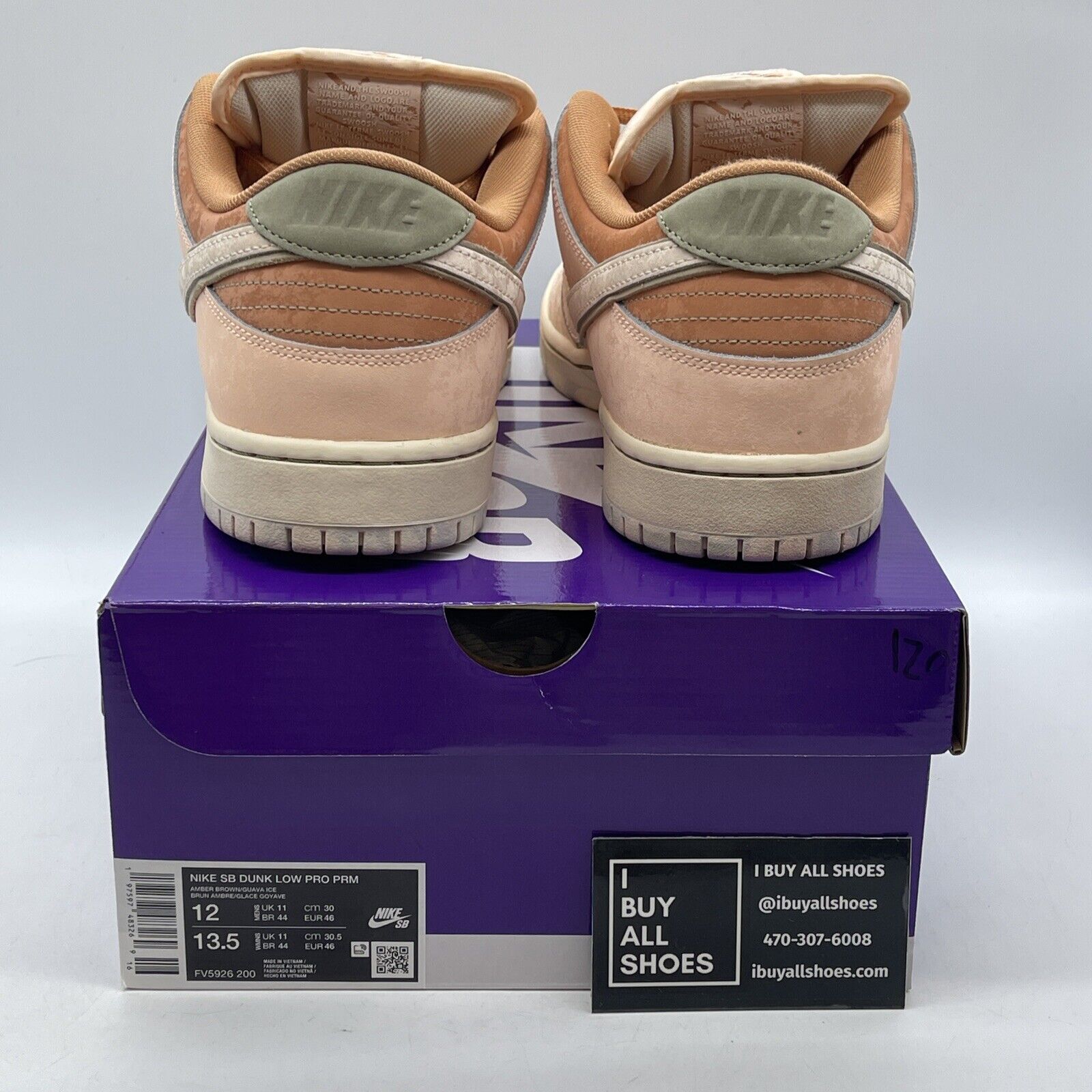 Size 12 - Nike Dunk SB Low Trocadéro Gardens Brown Suede Leather (FV5926-200)