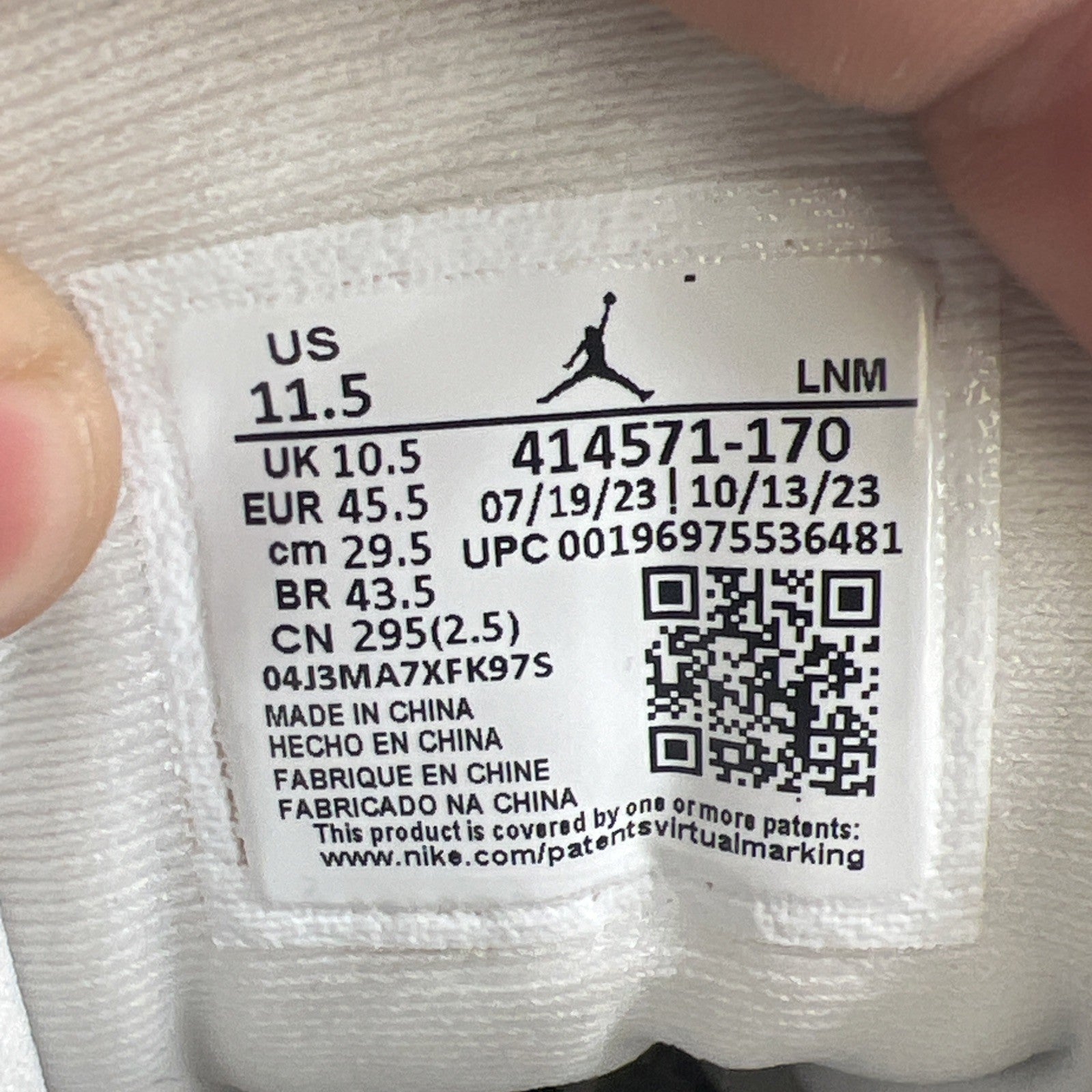 Size 11.5 - Air Jordan 13 Retro Blue Grey (414571-170)