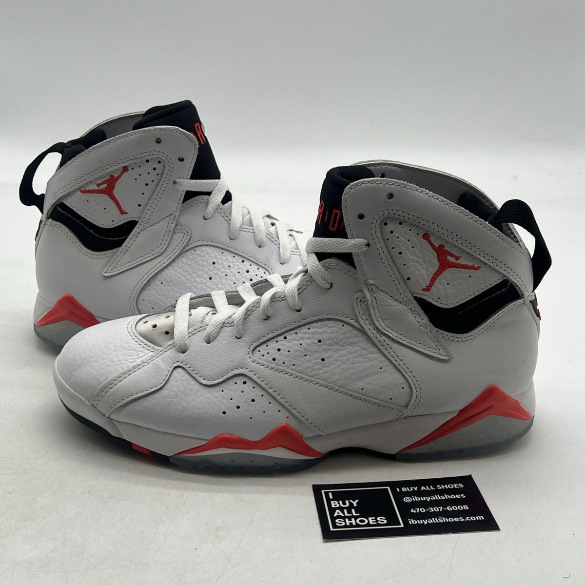 Size 8.5 - Air Jordan 7 Retro White Infrared (CU9307-160)