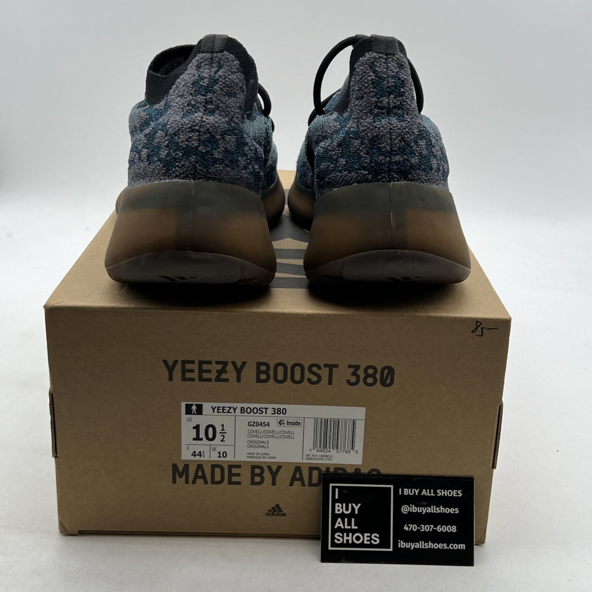 Size 10.5 - Adidas Yeezy Boost 380 Covellite (GZ0454)