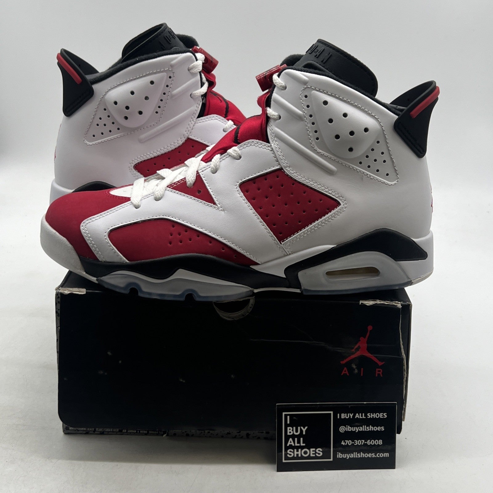 Size 10 - Air Jordan 6 Retro 2014 Carmine (384664-160)