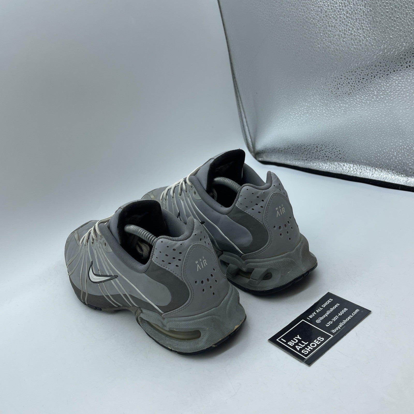 Size 11 - Nike Air Max Torch 5 Mens Running Athletic Grey Silver (316125-012)