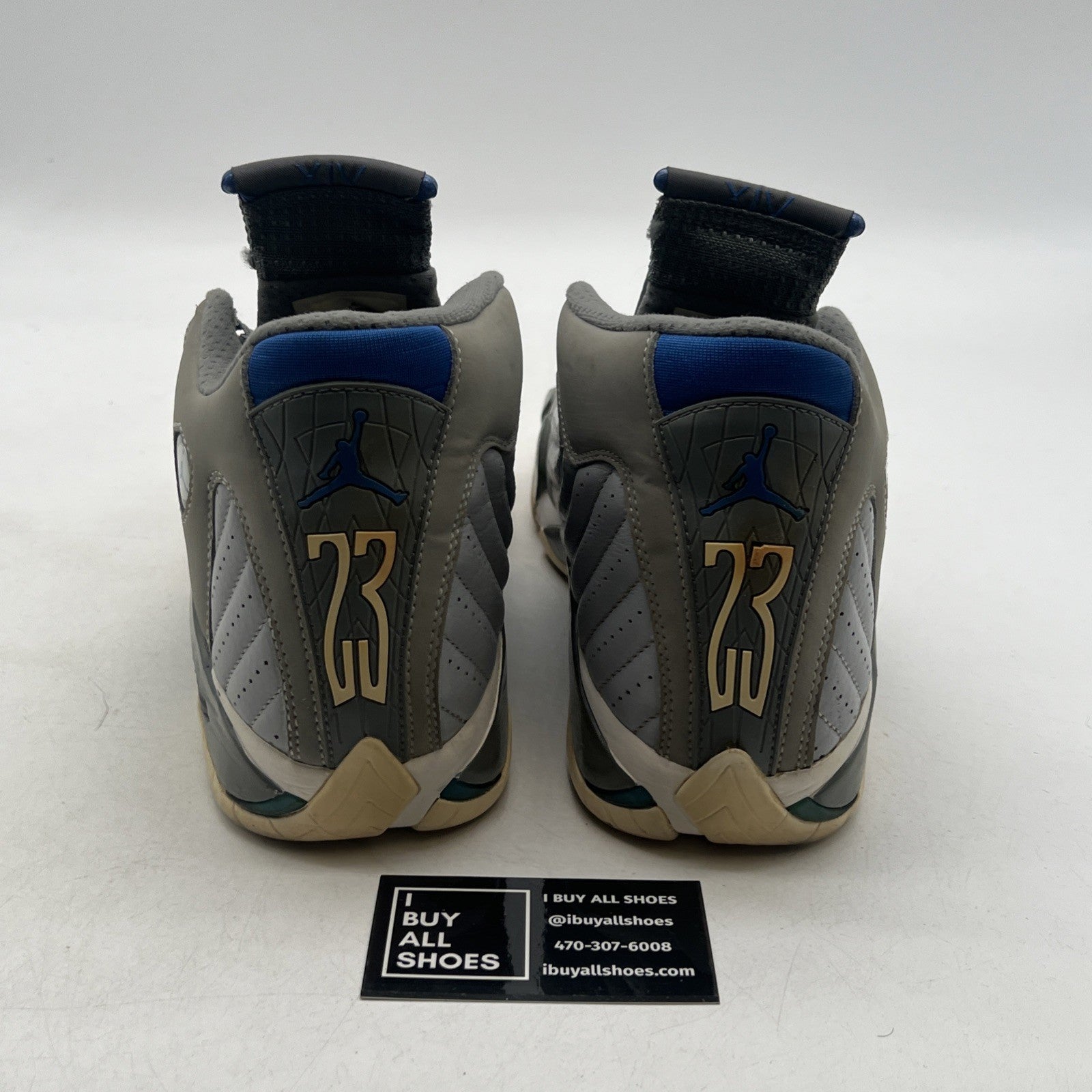 Size 12 - Air Jordan 14 Retro Wolf Grey (487471-004)