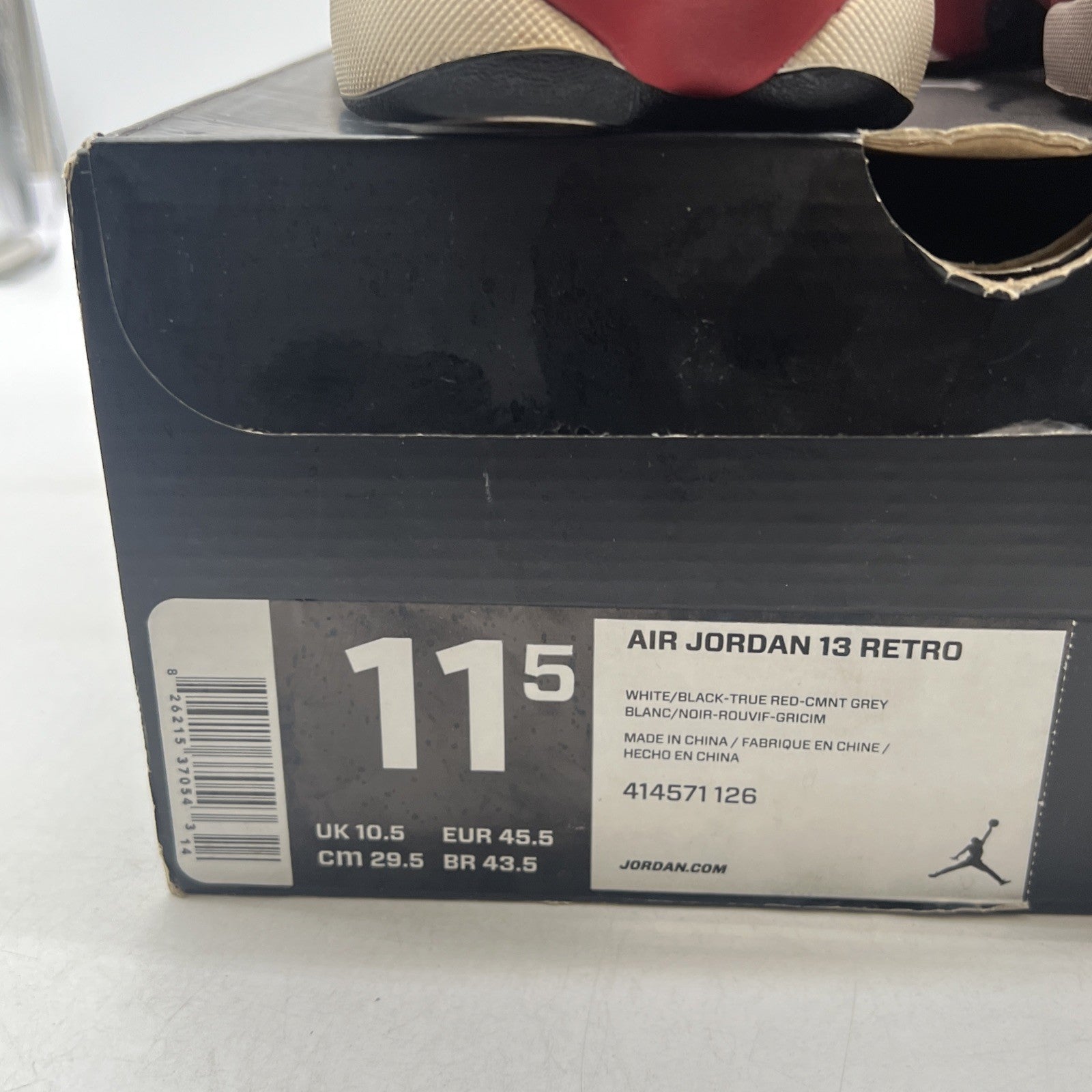 Size 11.5 - Air Jordan 13 Retro 2014 Grey Toe (414571-126)