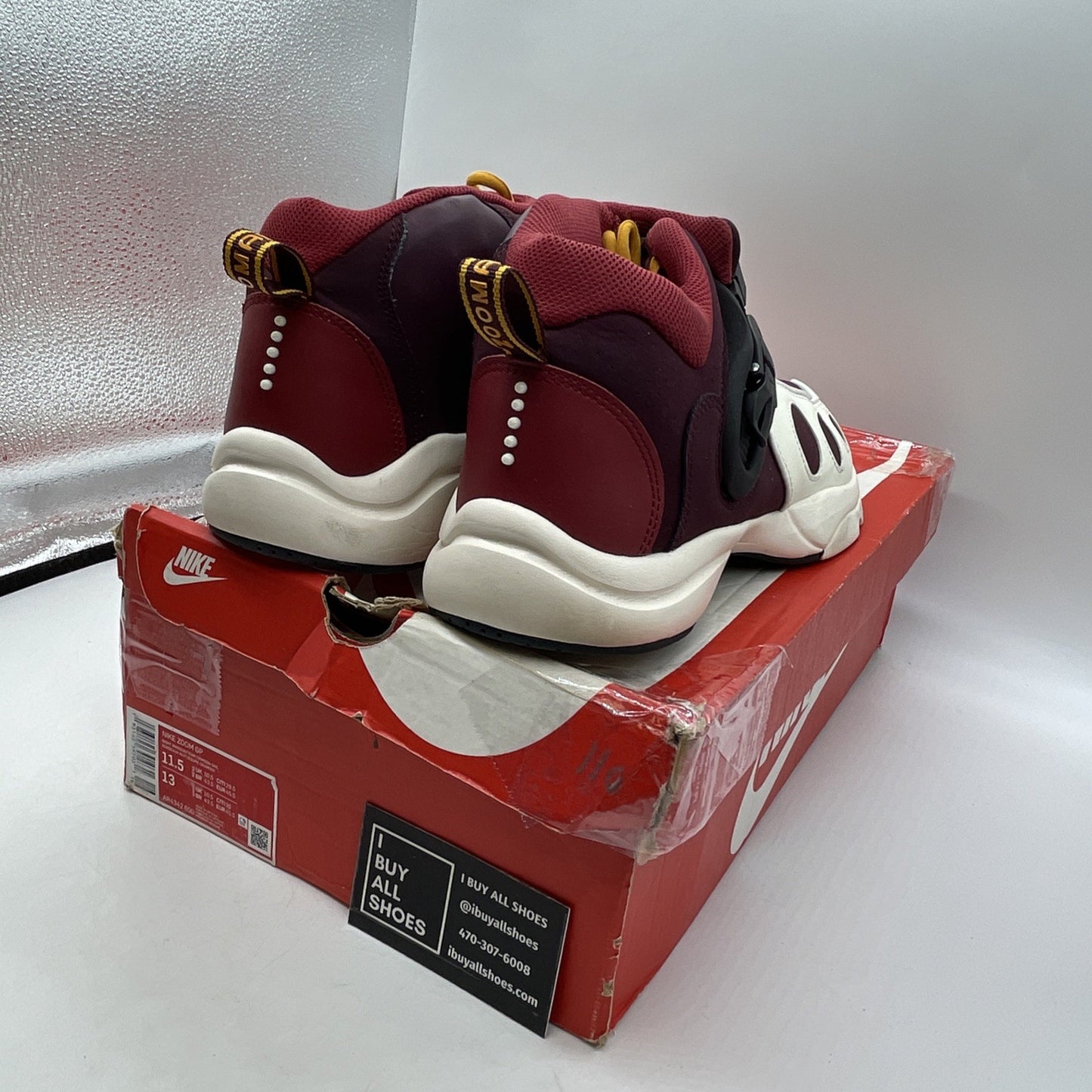 Size 11.5 - Nike Zoom GP Maroon (AR4342-600)