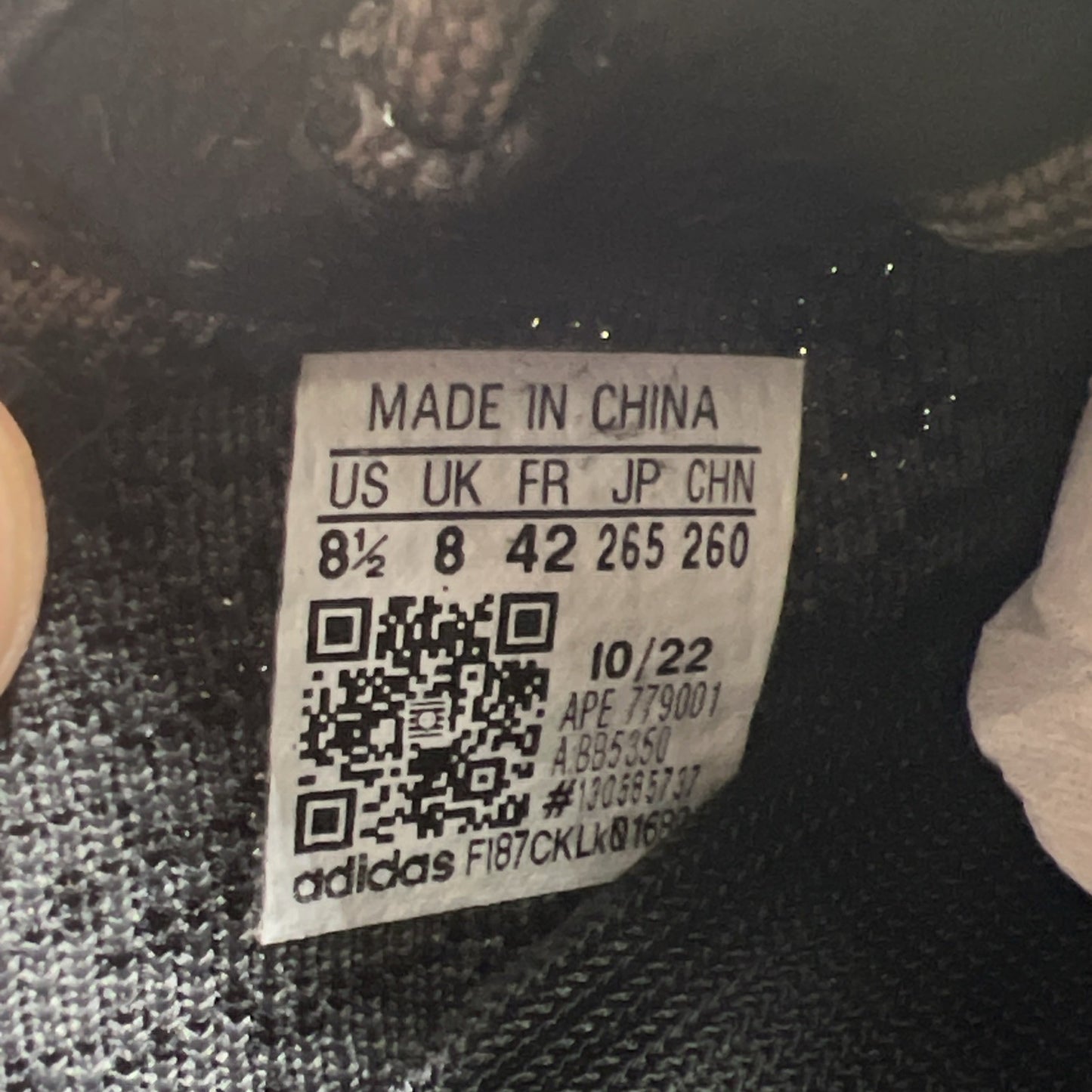 Size 8.5 - adidas Yeezy Boost 350 Pirate Black (BB5350)