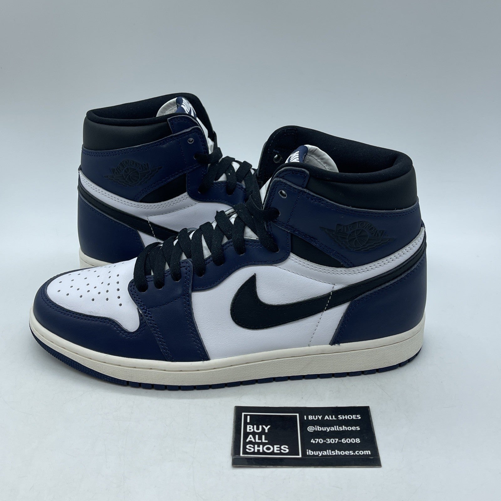 Size 10 - Air Jordan 1 Retro OG High Black White 2.0 (DZ5485-401)