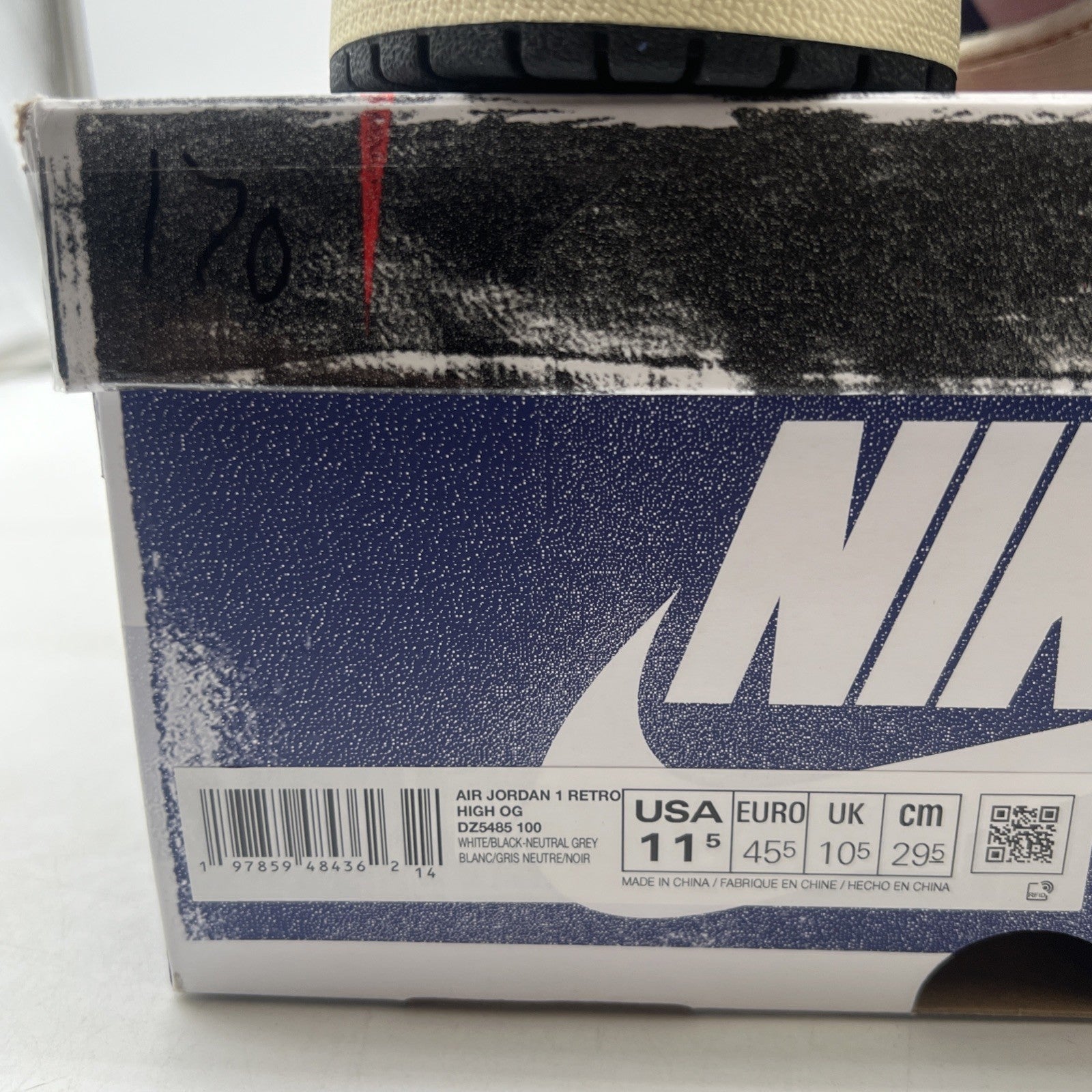 Size 11.5 - Air Jordan 1 Retro OG High Rare Air - Deep Royal Blue (DZ5485-100)