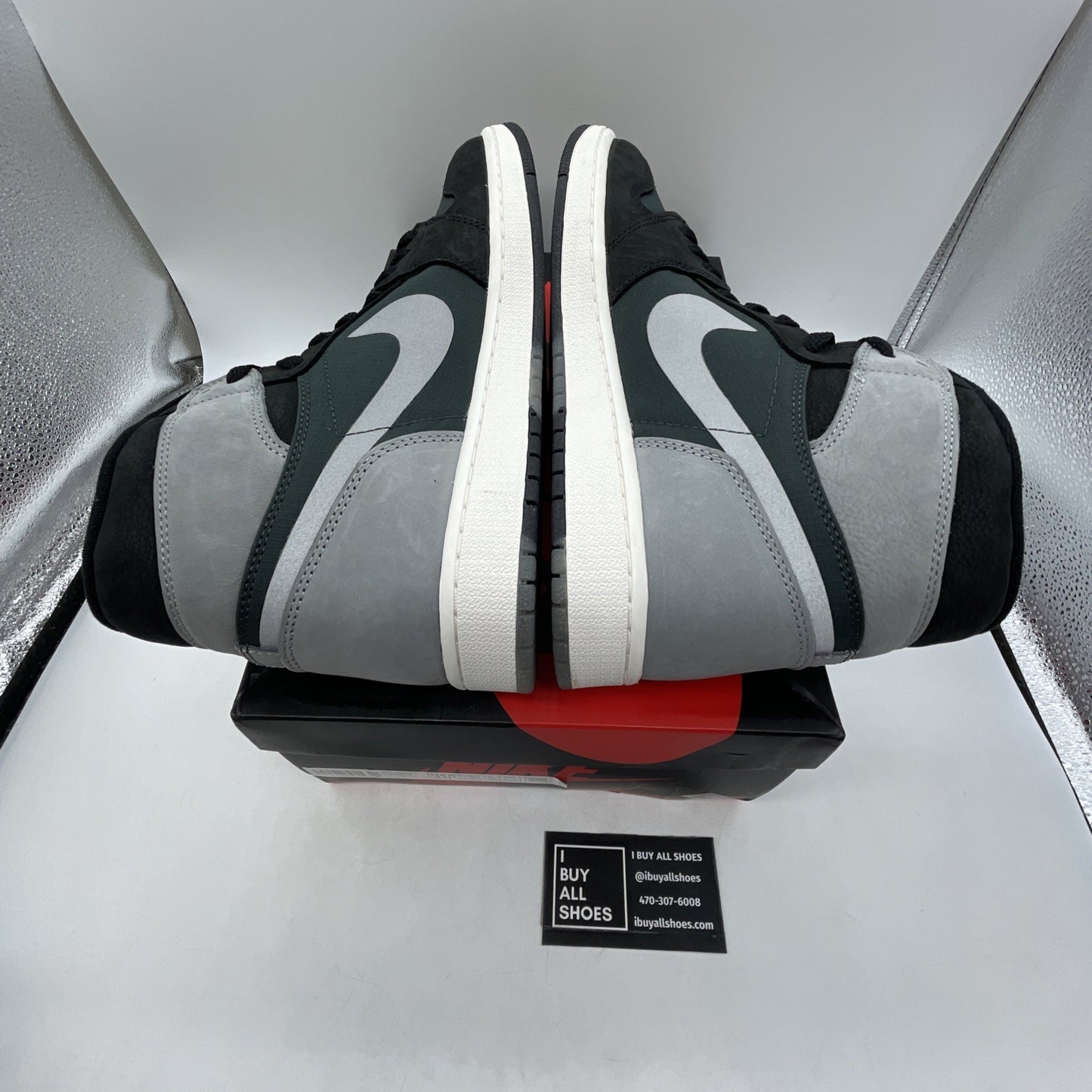 Size 10.5 - Air Jordan 1 Element GORE-TEX High Black Particle Grey (DB2889-001)