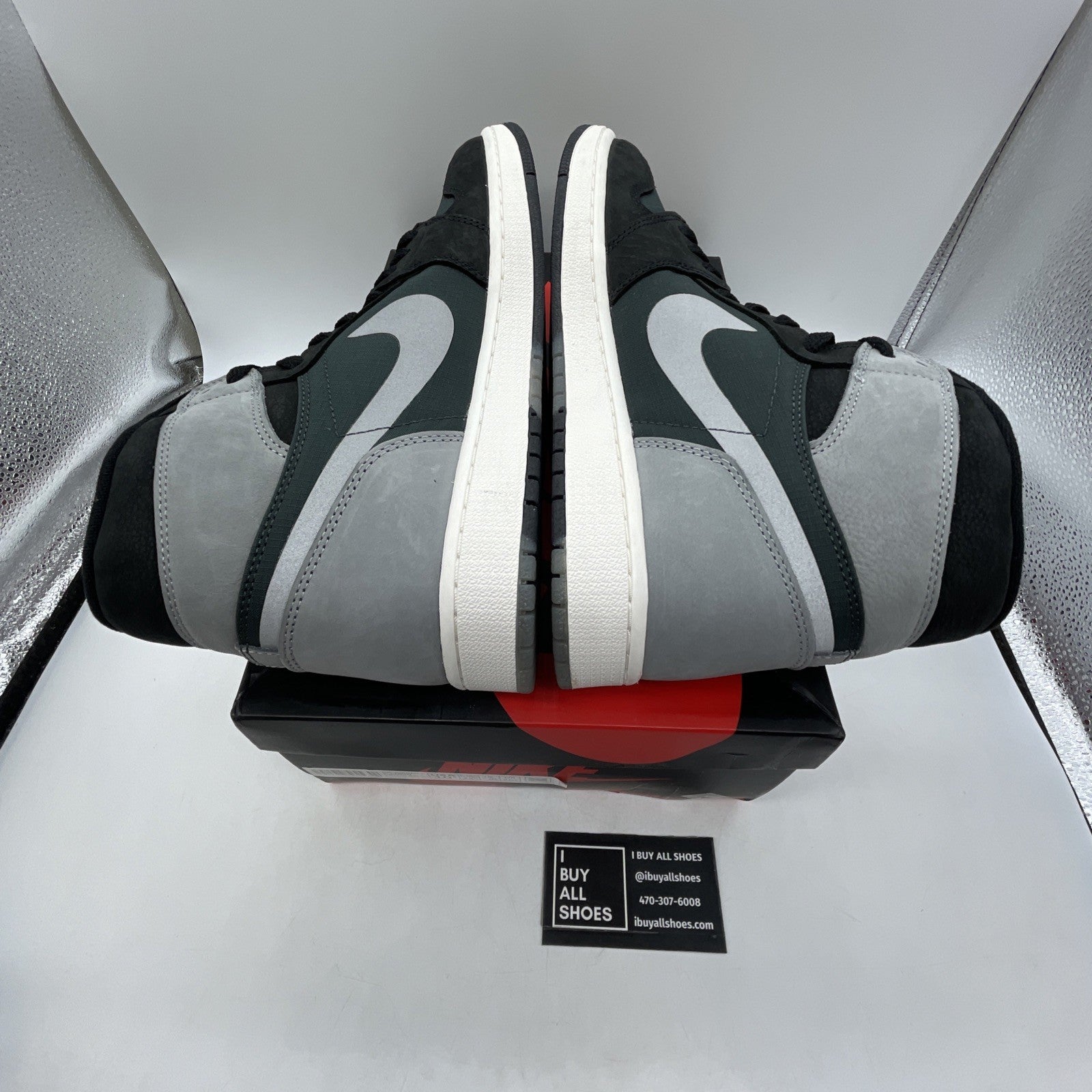 Size 10.5 - Air Jordan 1 Element GORE-TEX High Black Particle Grey (DB2889-001)